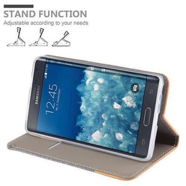 Samsung Galaxy NOTE EDGE lommebokdeksel etui (grå)