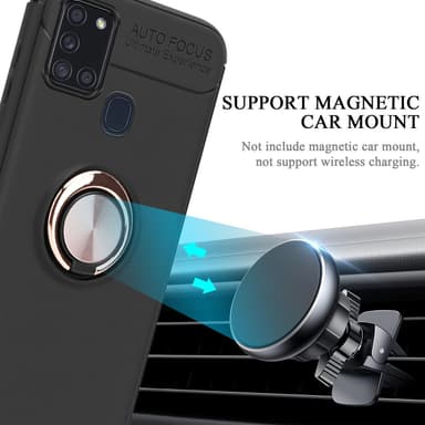 Samsung Galaxy A21s silikondeksel cover (svart)