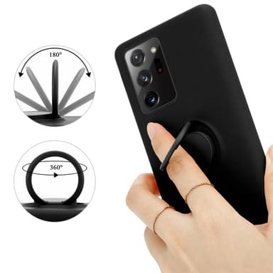Deksel Samsung Galaxy NOTE 20 ULTRA Ring Case (svart)