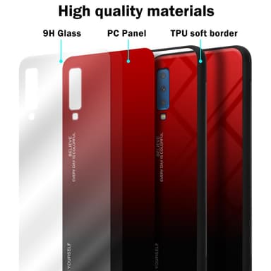 Deksel Samsung Galaxy A7 2018 Case Cover (svart)