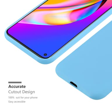 Deksel Oppo A94 5G Silikon cover (blå)