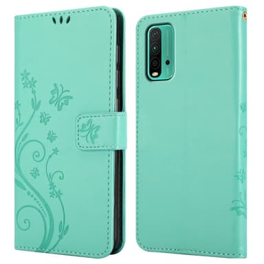 Xiaomi RedMi 9T / POCO M3 lommebokdeksel Blomster