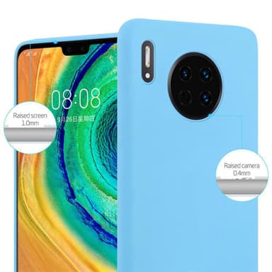 Deksel Huawei MATE 30 Silikon cover (blå)