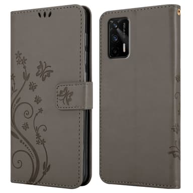 Realme GT / GT Neo 2T / Q3 PRO lommebokdeksel Blomster