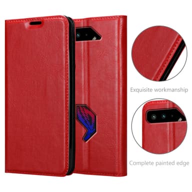 Asus ROG Phone 5 lommebokdeksel case (rød)