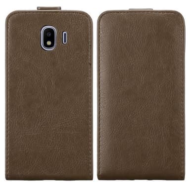 Samsung Galaxy J4 2018 deksel flip cover (brun)