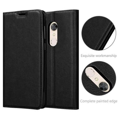 Alcatel 5 lommebokdeksel case (svart)