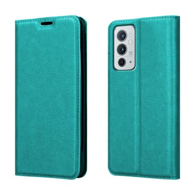 OnePlus 9RT 5G lommebokdeksel case (turkis)