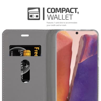 Samsung Galaxy NOTE 20 lommebokdeksel etui (grå)