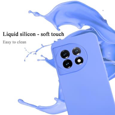 OnePlus 11 5G silikondeksel case (Lilla)