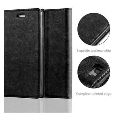 Huawei P8 LITE 2015 lommebokdeksel case (svart)