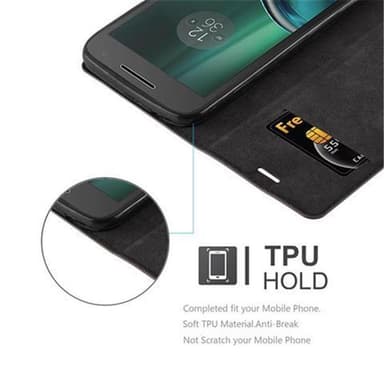Motorola MOTO G4 PLAY lommebokdeksel case (brun)
