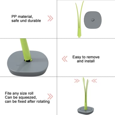 Kjøkkenrullholder Stativ 32.5 cm