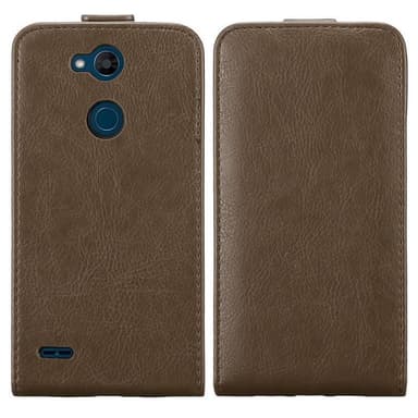 LG X POWER 3 deksel flip cover (brun)