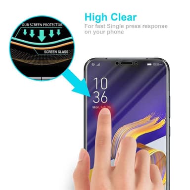 Asus ZenFone 5Z Skjermbeskytter Skärmskydd