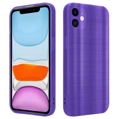 iPhone 11 Silikondeksel Beskyttelse (lilla)