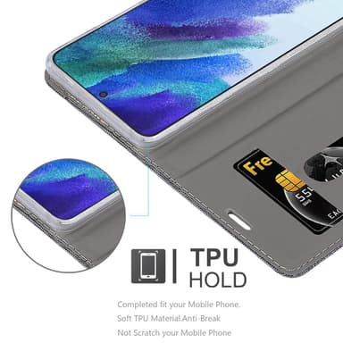 Samsung Galaxy S22 PLUS lommebokdeksel etui (grå)