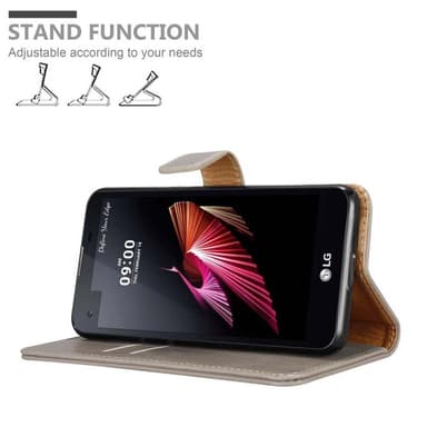 LG X SCREEN lommebokdeksel etui (brun)