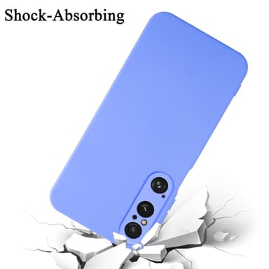 Sony Xperia 1 VI silikondeksel case (lilla)