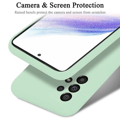 Samsung Galaxy A53 5G silikondeksel case (grønn)