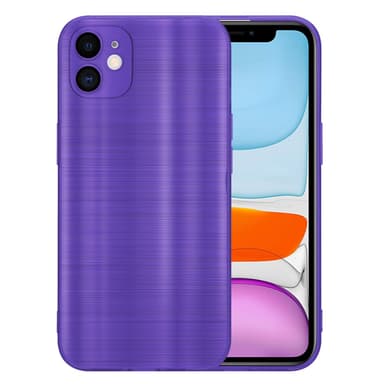 iPhone 11 Silikondeksel Beskyttelse (lilla)