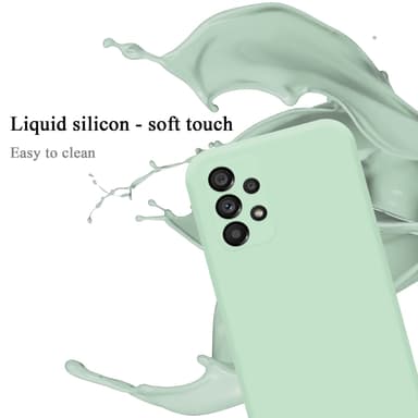 Samsung Galaxy A53 5G silikondeksel case (grønn)