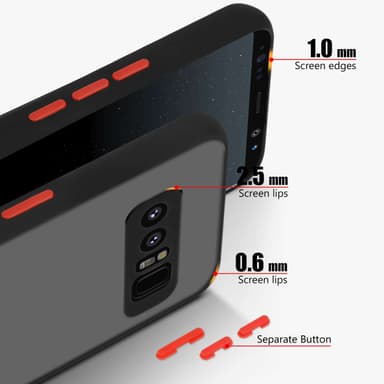 Samsung Galaxy NOTE 8 Deksel Case Cover (Svart)