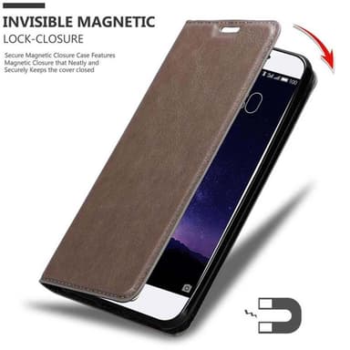 MEIZU MX6 lommebokdeksel case (brun)
