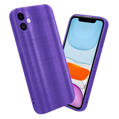 iPhone 11 Silikondeksel Beskyttelse (lilla)