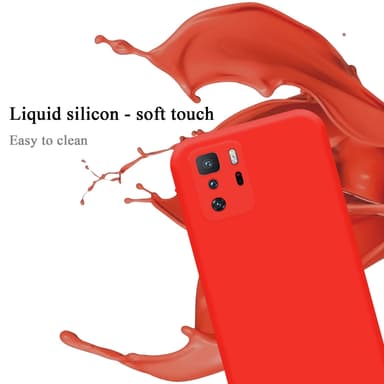 Xiaomi POCO X3 GT silikondeksel case (rød)