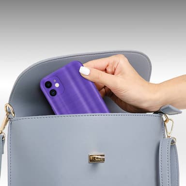 iPhone 11 Silikondeksel Beskyttelse (lilla)