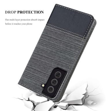 Samsung Galaxy S22 PLUS lommebokdeksel etui (grå)