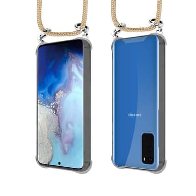 Samsung Galaxy S20 Deksel med Halskjede (brun)
