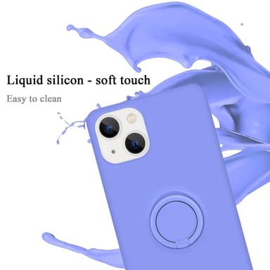 Deksel iPhone 14 Ring Case (lilla)