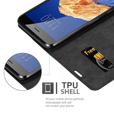 ZTE Nubia N1 lommebokdeksel case (svart)