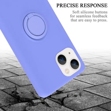 Deksel iPhone 14 Ring Case (lilla)
