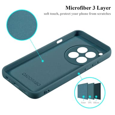 OnePlus 12 silikondeksel case (Grønn)
