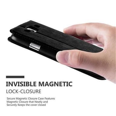 Samsung Galaxy S3 / S3 NEO lommebokdeksel case (svart)