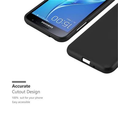 Deksel Samsung Galaxy J3 2016 Case Cover (svart)