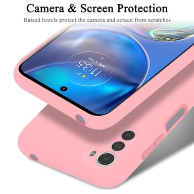 Motorola MOTO E32 4G / E32S silikondeksel case (rosa)