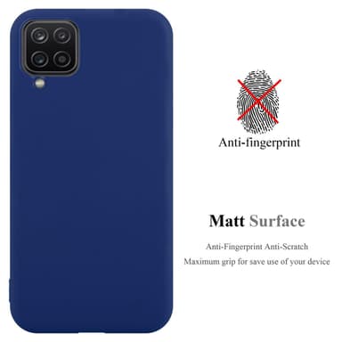 Deksel Samsung Galaxy A12 / M12 Silikon cover (blå)
