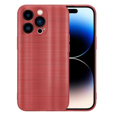 iPhone 14 PRO Silikondeksel Beskyttelse (rød)