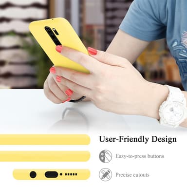 Xiaomi RedMi NOTE 8 PRO silikondeksel case (gul)