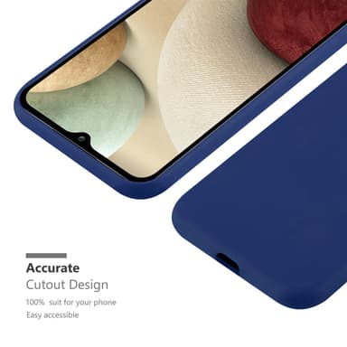 Deksel Samsung Galaxy A12 / M12 Silikon cover (blå)