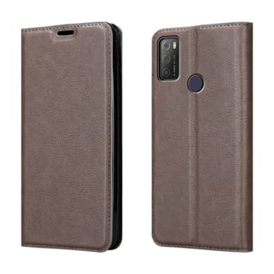 Alcatel 1S 2021 / 3L 2021 lommebokdeksel case (brun)