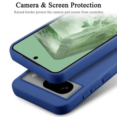 Google PIXEL 8 silikondeksel case (Blå)