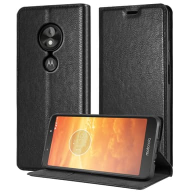 Motorola MOTO E5 / G6 PLAY lommebokdeksel case (svart)