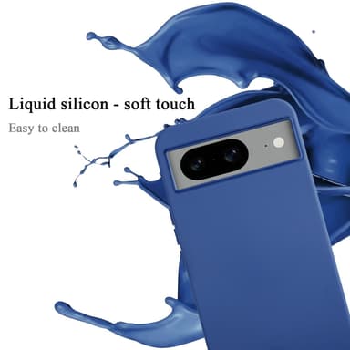 Google PIXEL 8 silikondeksel case (Blå)