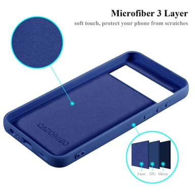 Google PIXEL 8 silikondeksel case (Blå)