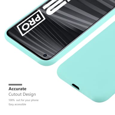 Deksel Realme GT 2 PRO Silikon cover (blå)